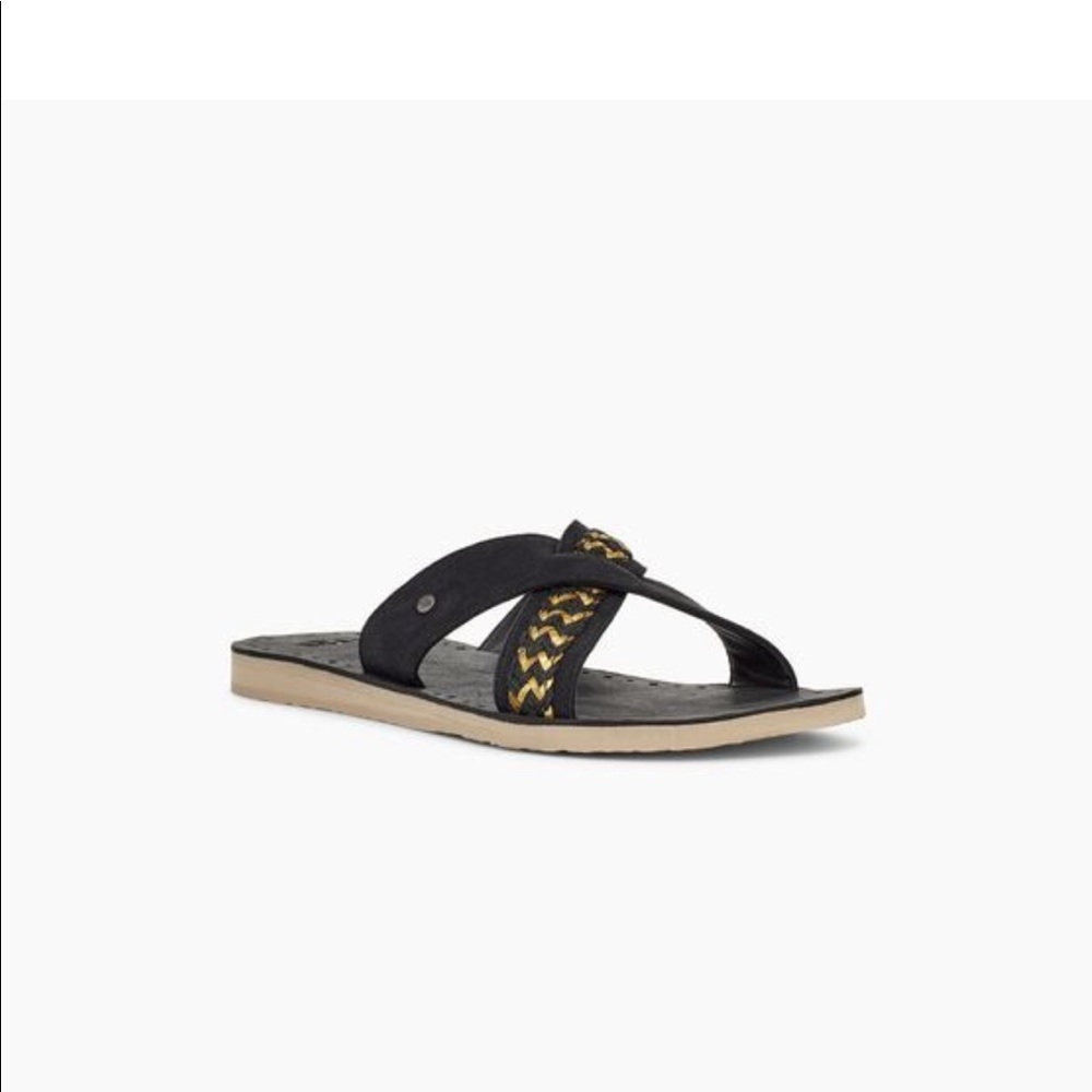 UGG W Lexia Black Sandals Size: 8 New With Tag
